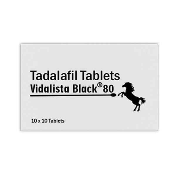 Vidalista Black 80 mg - Tadalafil 80 mg